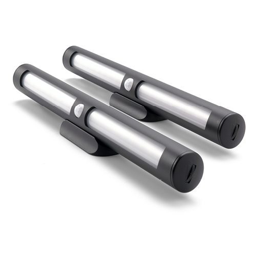 Uitstapverlichting Tube - Zwart (set)