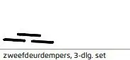 Zweefdeurdempers 4 deurskast Beluga
