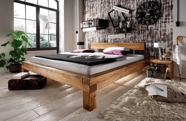 Woodstock Balkenbed I met hoofdeinde Balk I