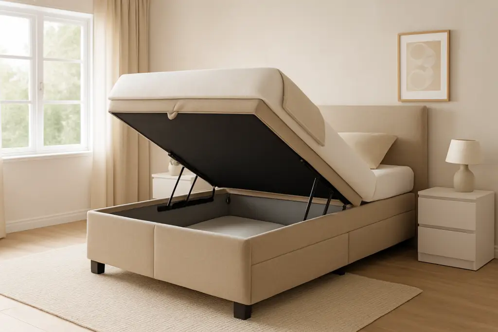 Boxspring 160x200 met opbergruimte: De ideale slaapoplossing