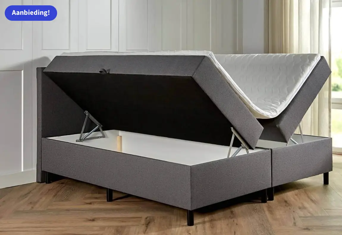 Boxspring 140x200 met Opbergruimte: Optimaal Comfort en Functionaliteit
